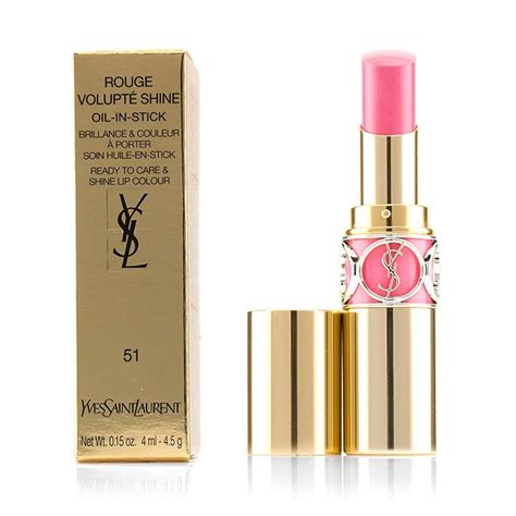 YSL Rouge Volupte Shine Lipstick (No. 51 Rose Saharienne).